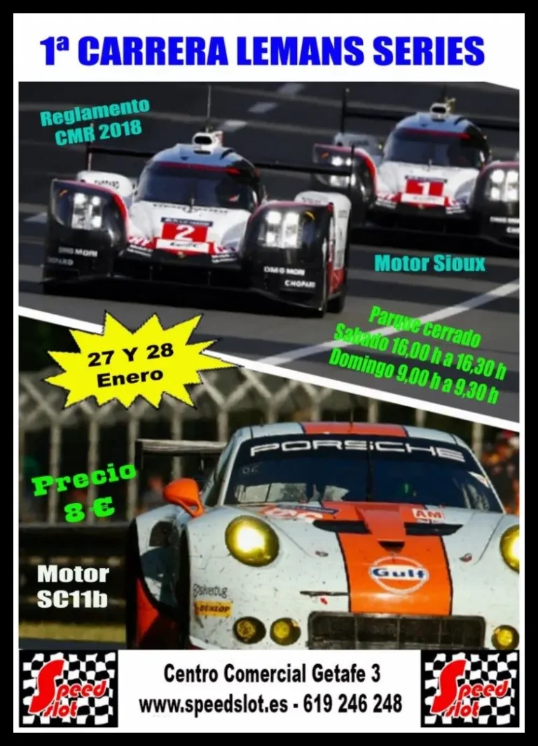 1ª Carrera Lemans Series 27 y 28 de Enero (Resultados)