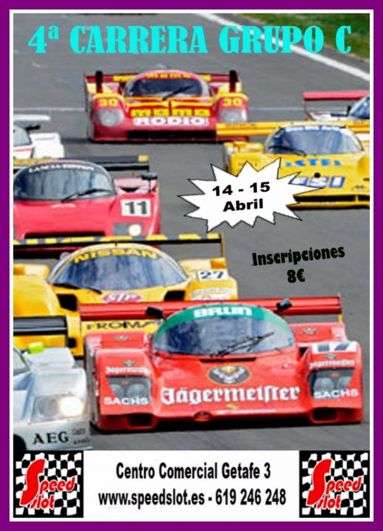4ª Carrera velocidad Grupo C, 14 y 15 de abril