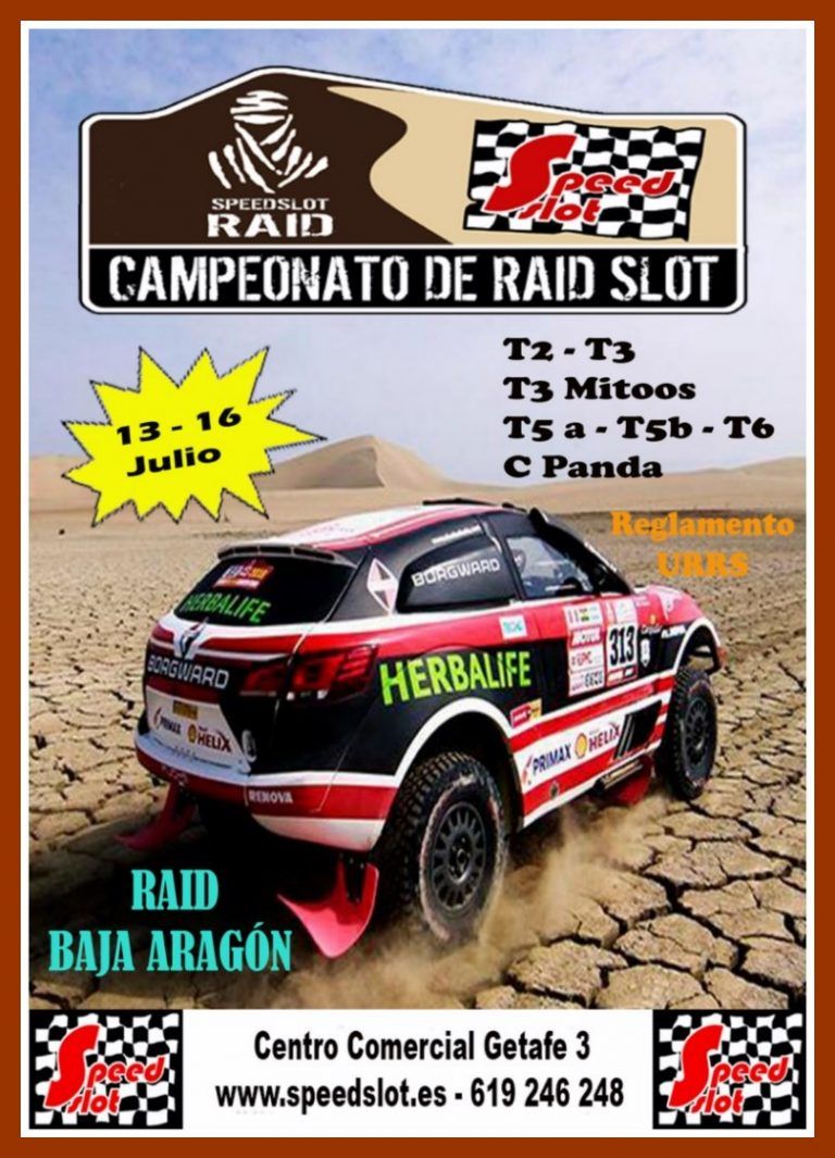 Raid Baja Aragón 13 al 16 de Julio (Resultados)
