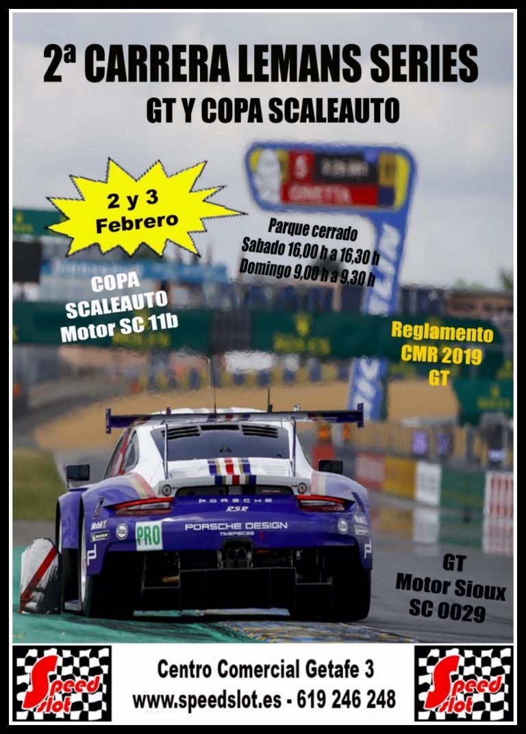 2ª  Carrera Lemans Series, 2 y 3 de febrero (RESULTADOS)