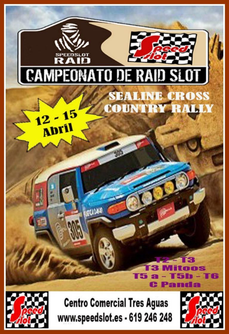 Raid Sealine Cross Country Rally, 12 al 15 de Abril C.Comercial Tres Aguas (Resultados)