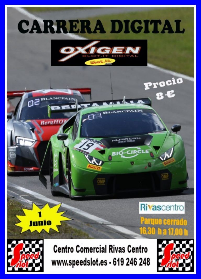 Carrera Digital Oxigen Slotit 1 de Junio Centro Comercial Rivas Centro