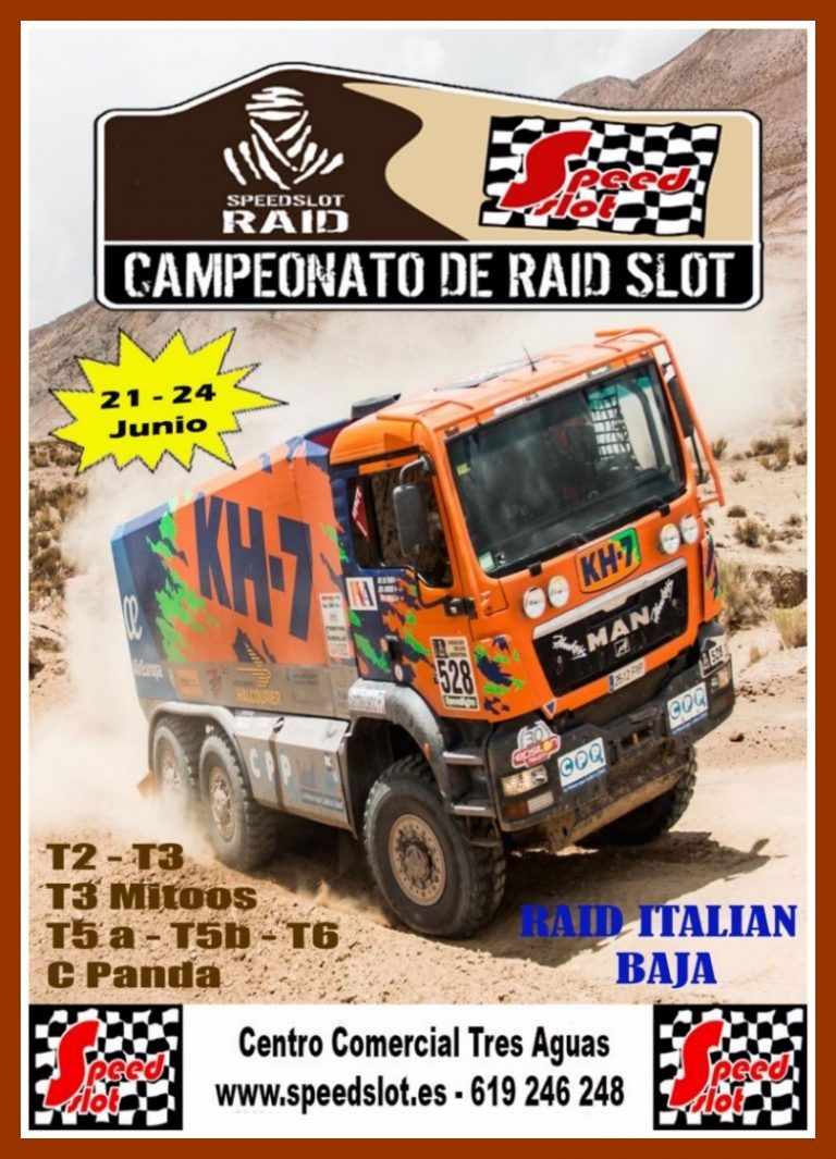 Raid Italian Baja 21 al 24 de Junio Comercial Comercial Tres Aguas (Alcorcón). RESULTADOS