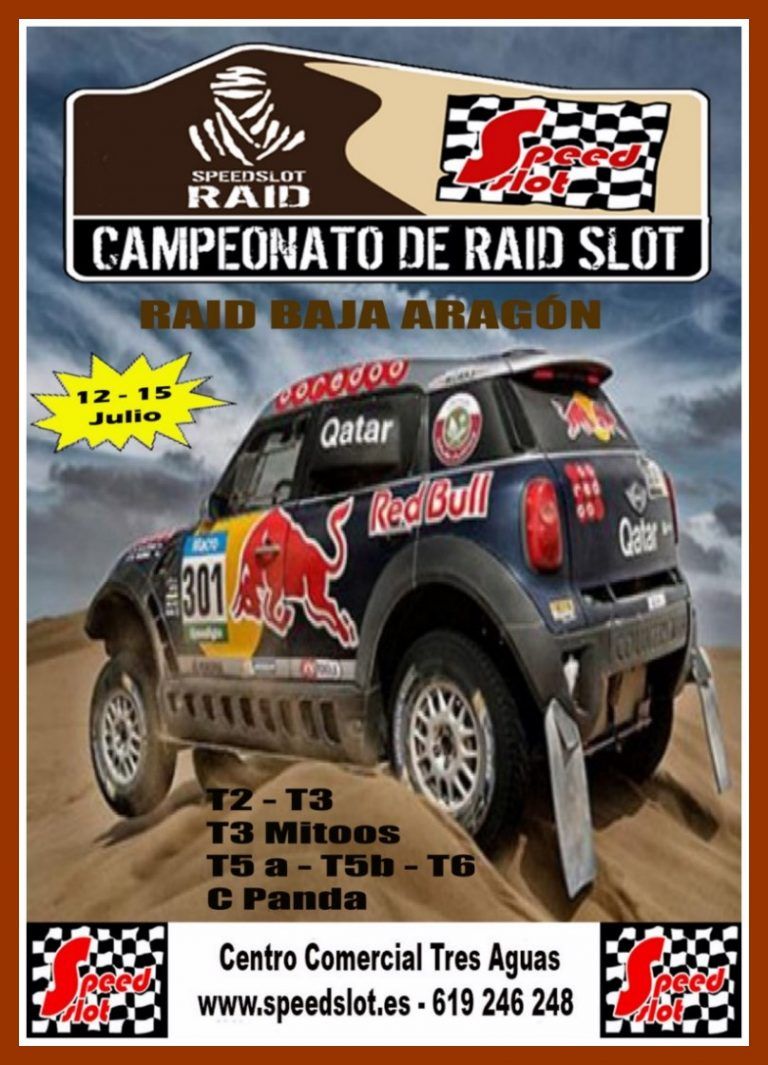 Raid Baja Aragón 12 al 15 de Julio Centro Comercial Tres Aguas, Alcorcón (RESULTADOS)
