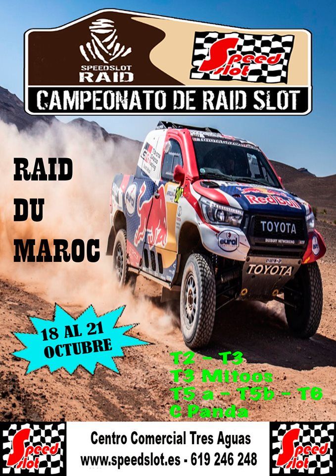 Raid Du Maroc del 18 al 21 de Septiembre Centro Comercial Tres Aguas, Alcorcón (RESULTADOS)