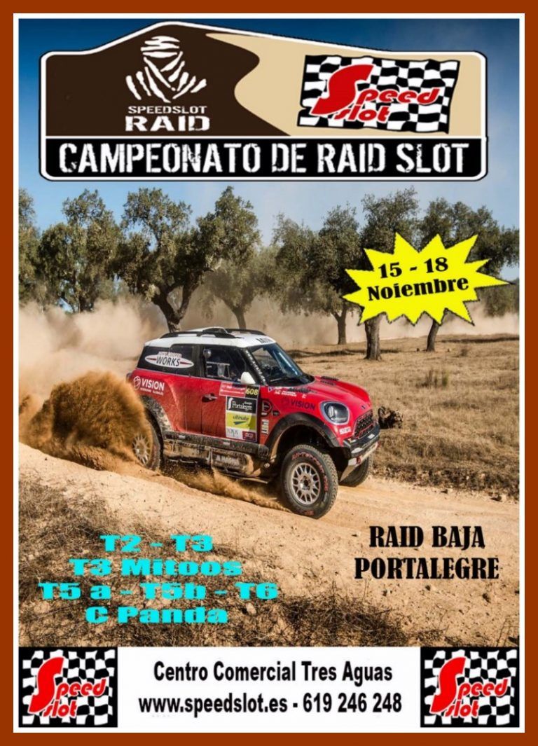 Raid Baja Portalegre 15 al 18 de Noviembre, Centro Comercial Tres Aguas (Alcorcón) RESULTADOS