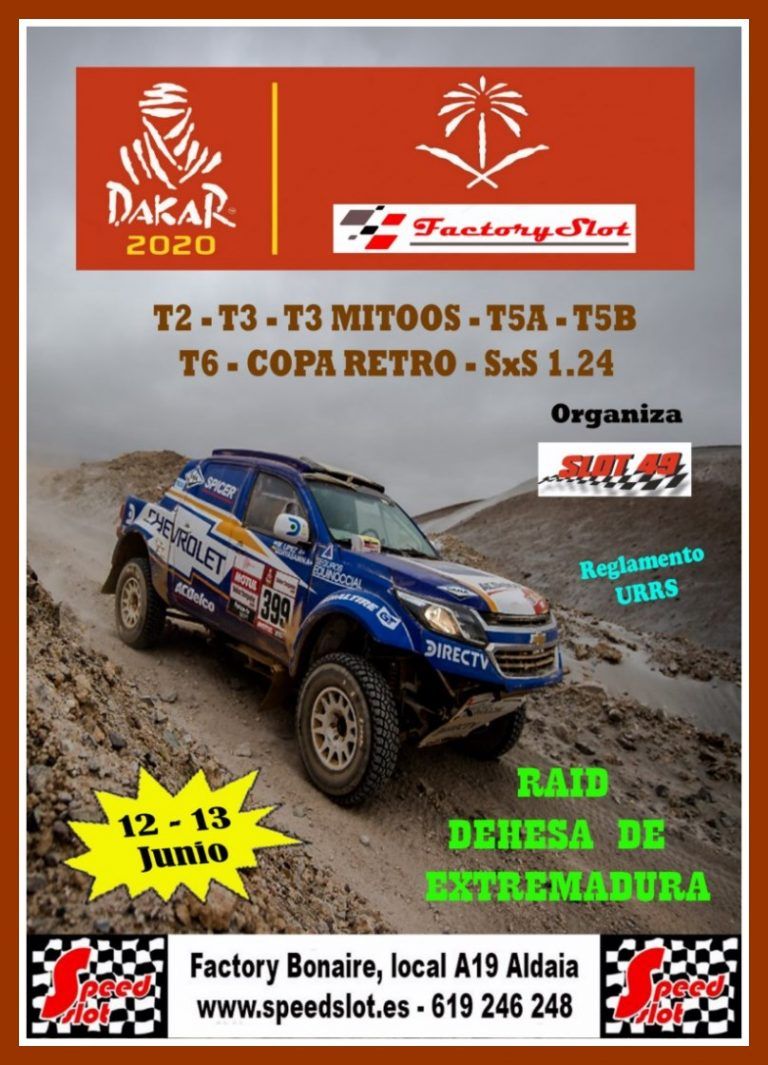 Raid Dehesa de Extremadura 12 – 13 de Junio en Factory Bonaire (Valencia)