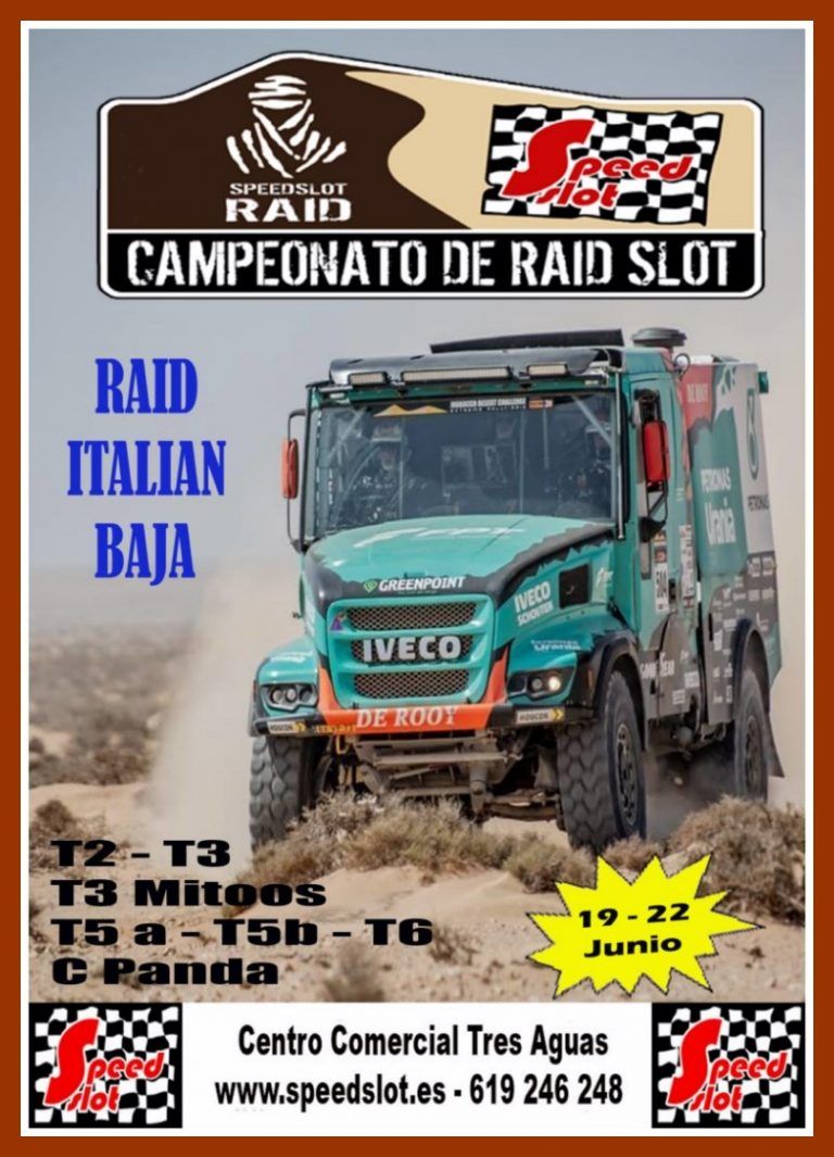 Raid Italian Baja 19 al 22 de junio Centro Comercial Tres Aguas (Alcorcòn) RESULTADOS