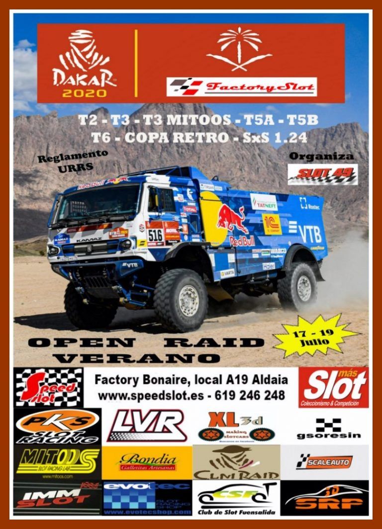 Raid de verano en Factory Slot 18 y 19 julio (Factory Bonaire) Valencia