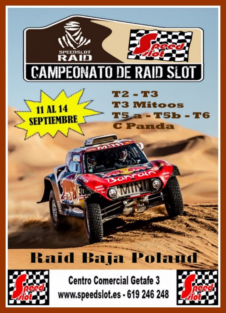 Raid Baja Poland 11 al 14 de Septiembre (Centro Comercial Getafe 3) Resultados
