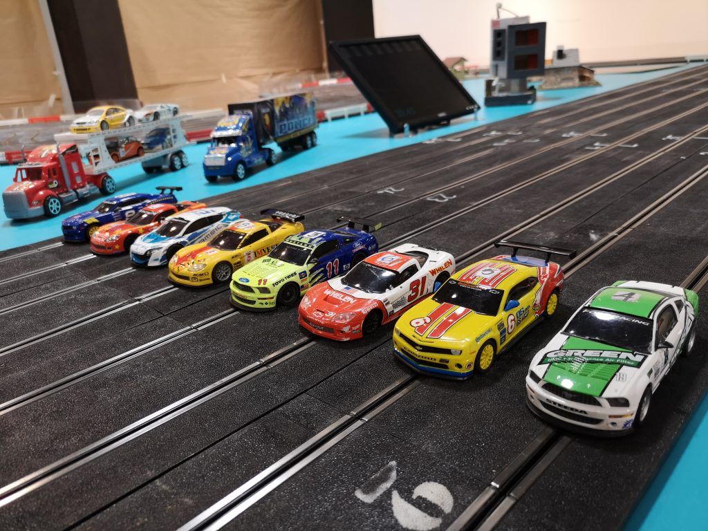 Coches a la salida