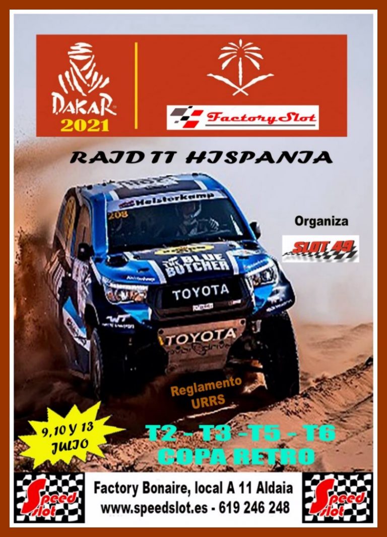Raid TT Hispania en Factory Slot, 9, 10 y 13 de Julio (ALdaìa) Valencia