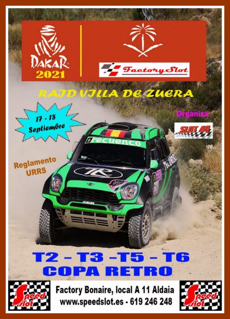 Raid Villa de Zuera 17 y 18 de Septiembre en Factory Slot (Aldaìa) Valencia