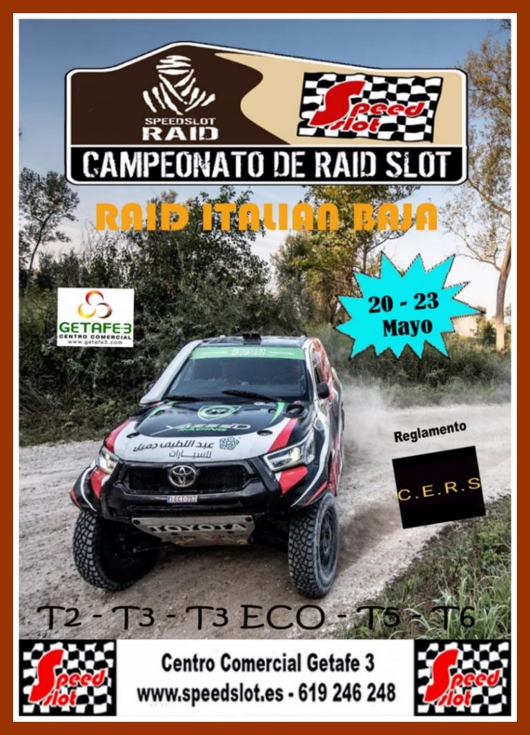 Raid Italian Baja 20 al 23 de mayo, Centro Comercial Getafe 3 (Resultados)