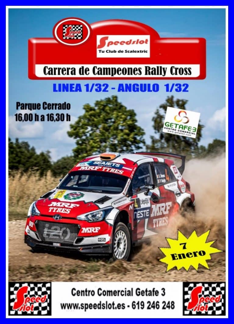 Carrera de Campeones Rally Cross 7 de enero Centro Comercial Getafe 3 (Getafe)