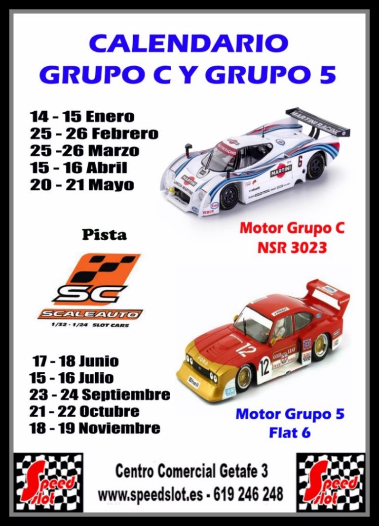 3ª Carrera  Grupo C y Grupo 5 Sideways 25 y 26 de Marzo Centro Comercial Getafe 3 (Resultados).