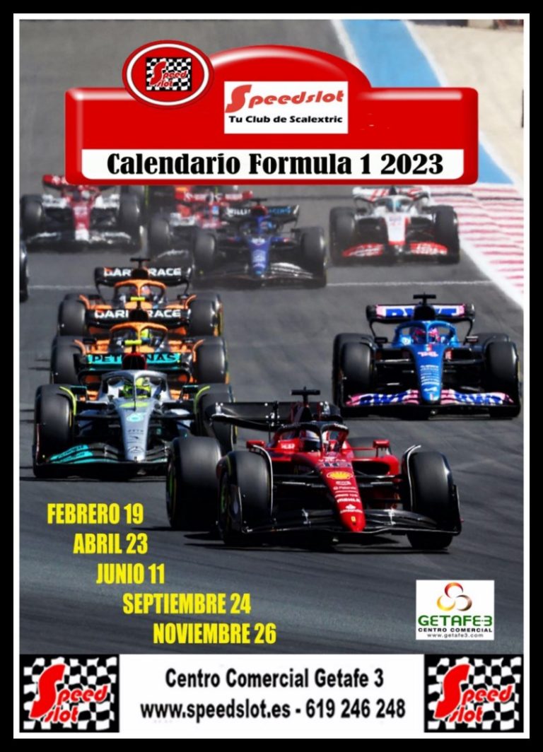 2ª Carrera de F1, 23 de Abril, Centro Comercial Getafe 3 (Resultados)