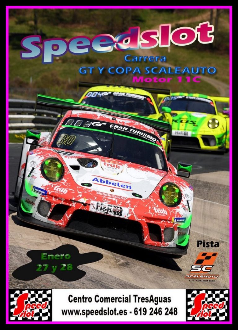 Carrera GT y Copa Scaleauto 27 y 28 de Enero Centro Comercial TresAguas (Alcorcòn). Resultados