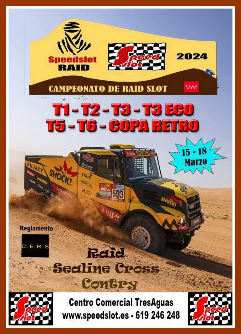 Raid Sealine Cross Contry 15 al 18 de Marzo (Centro Comercial TresAguas) Alcorcón (Resultados)