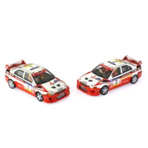 MITSUBISHI EVO V 1998 WORLD CHAMPION TWIN PACK