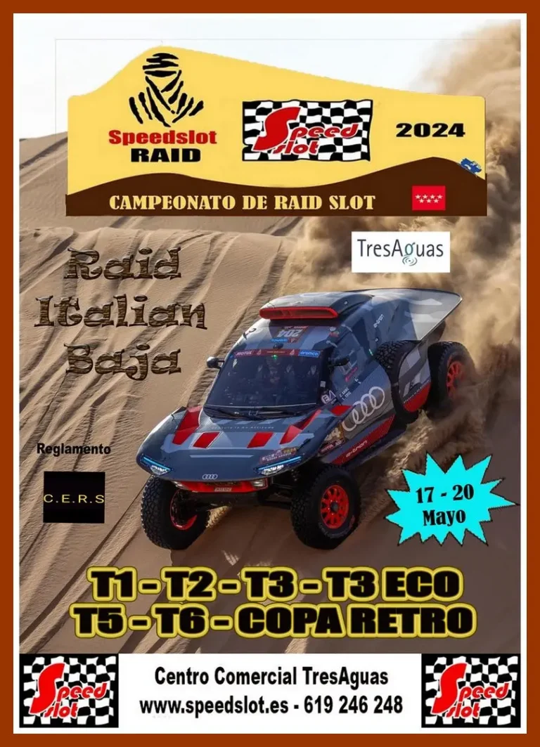 Raid Italian Baja 17 al 20 de Mayo, Centro Comercial TresAguas (Alcorcón) Resultados