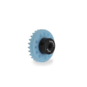 CORONA 26 DIENTES NYLON AZUL IN LINE EJE 3/32