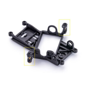 SOPORTE DE MOTOR ANGLEWINDER CON DESPLAZAMIENTO DE 1,0 MM - EVO6 - FIBRA DE CARBONO
