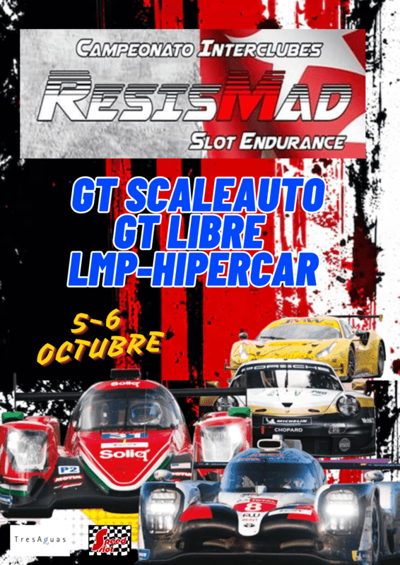 ¡EL CAMPEONATO RESISMAD LLEGA A SPEEDSLOT! 5-6 OCTUBRE (C.C TRESAGUAS, ALCORCON)