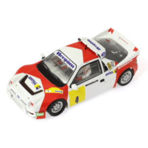 Coche Scaleauto Naranja Blanco Tierra