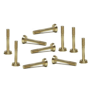 Tornilleria 22x13mm Laton Cabeza Larga X10