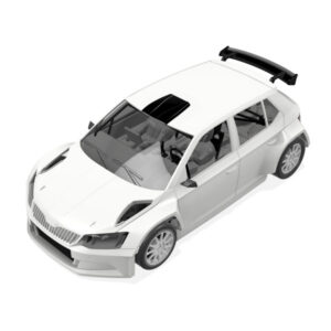 Skoda Fabia R5 White Racing Kit Anglewinder (4)